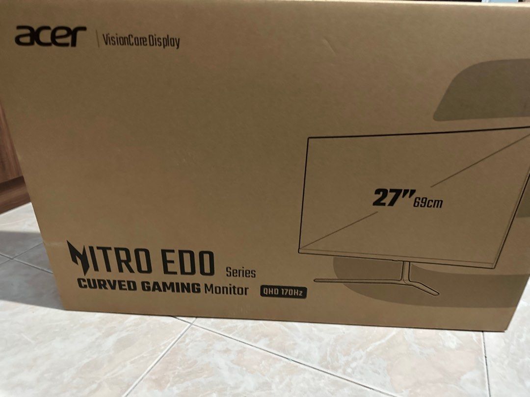 Acer Nitro ED270U P2 Gaming Monitor 1440p, Computers & Tech, Parts &  Accessories, Monitor Screens on Carousell
