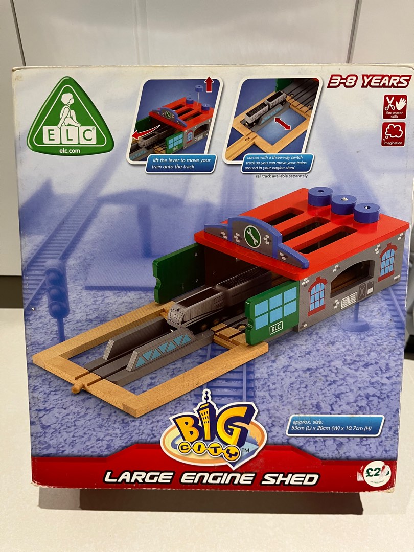 Wooden train tracks big best sale w