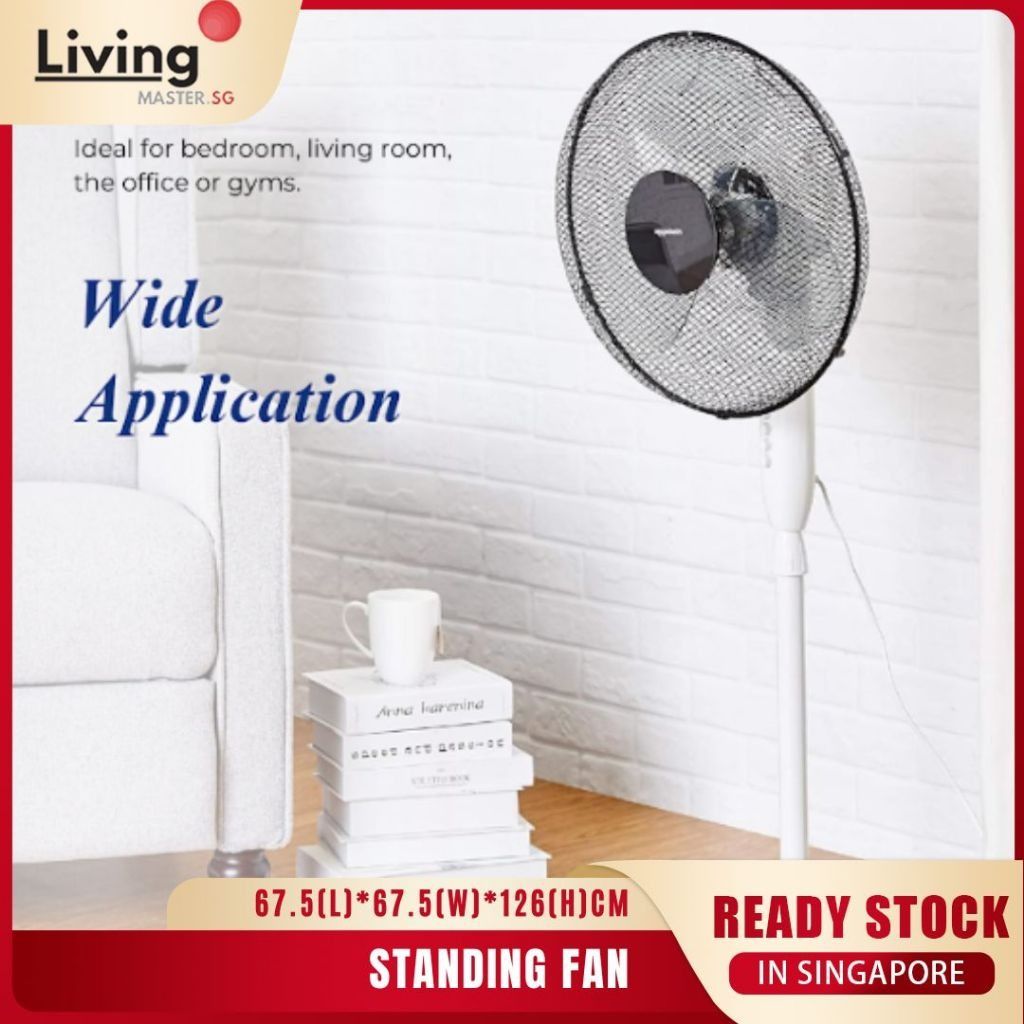 Electric Standing Fan With 3 Speed Oscillating Stand Fan & TOWER FAN ...