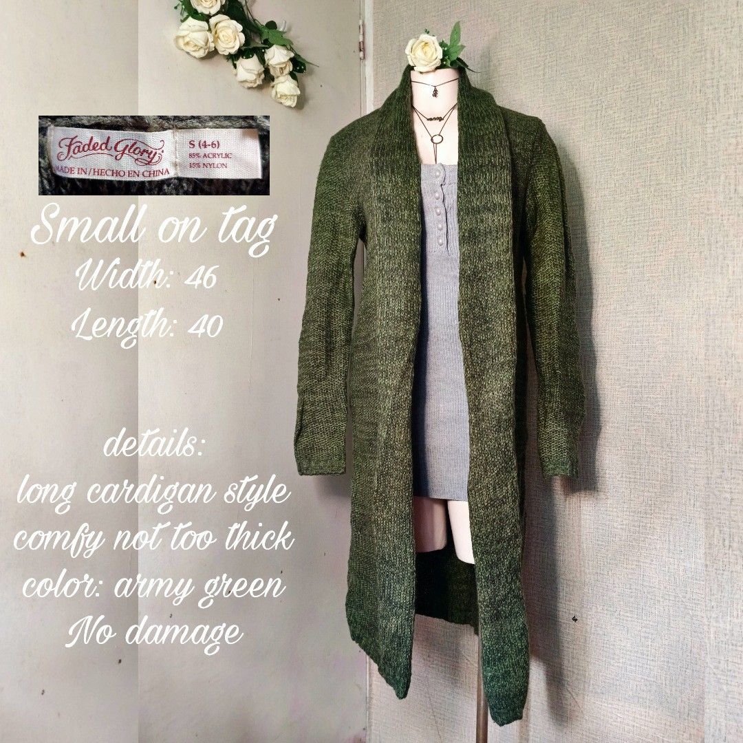 Faded glory discount cardigan sweater
