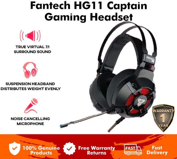 Fantech hg11 2025 captain 7.1 rgb