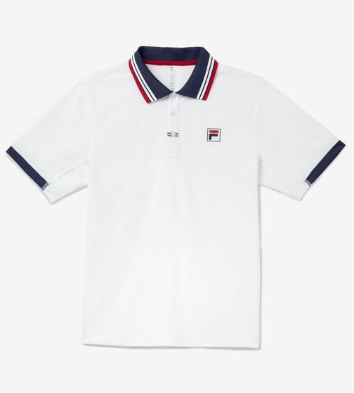 White fila clearance polo