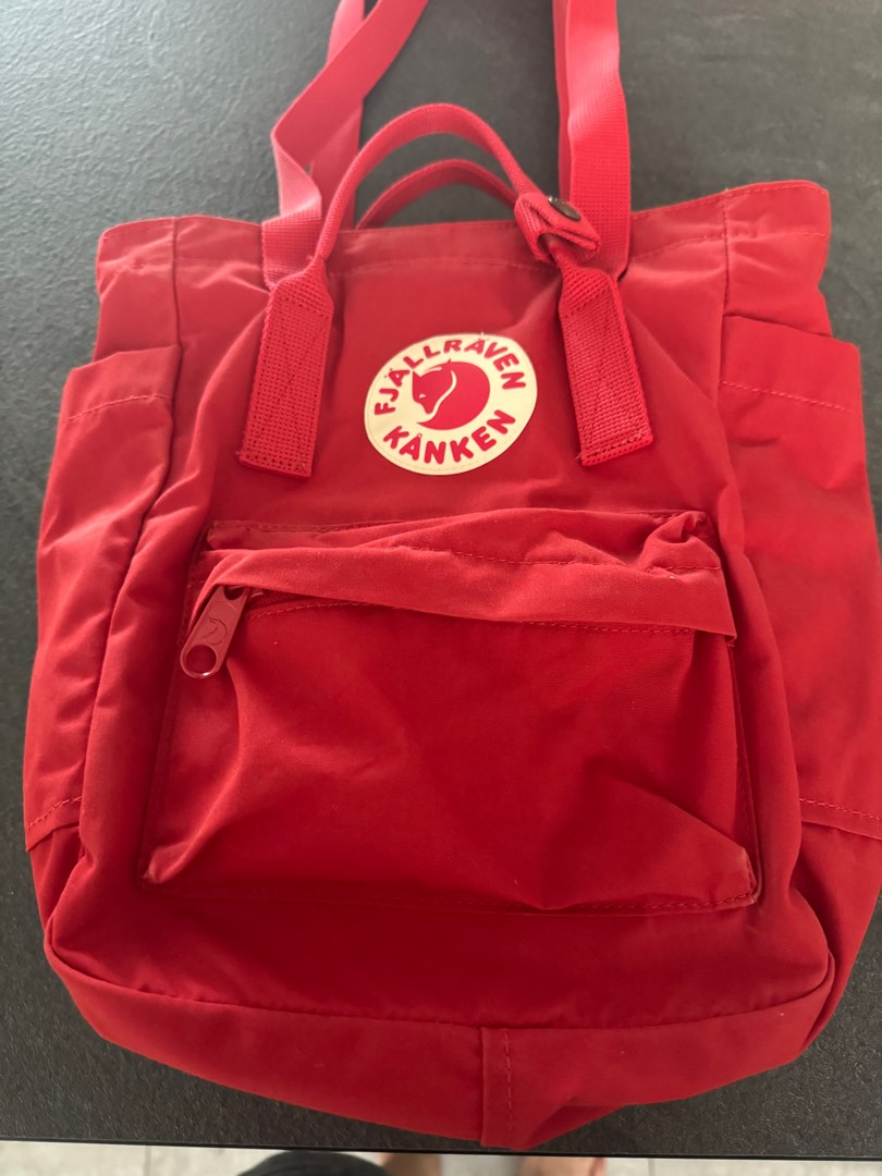 Fjallraven Kanken Red Backpack, Women's Fashion, Bags & Wallets