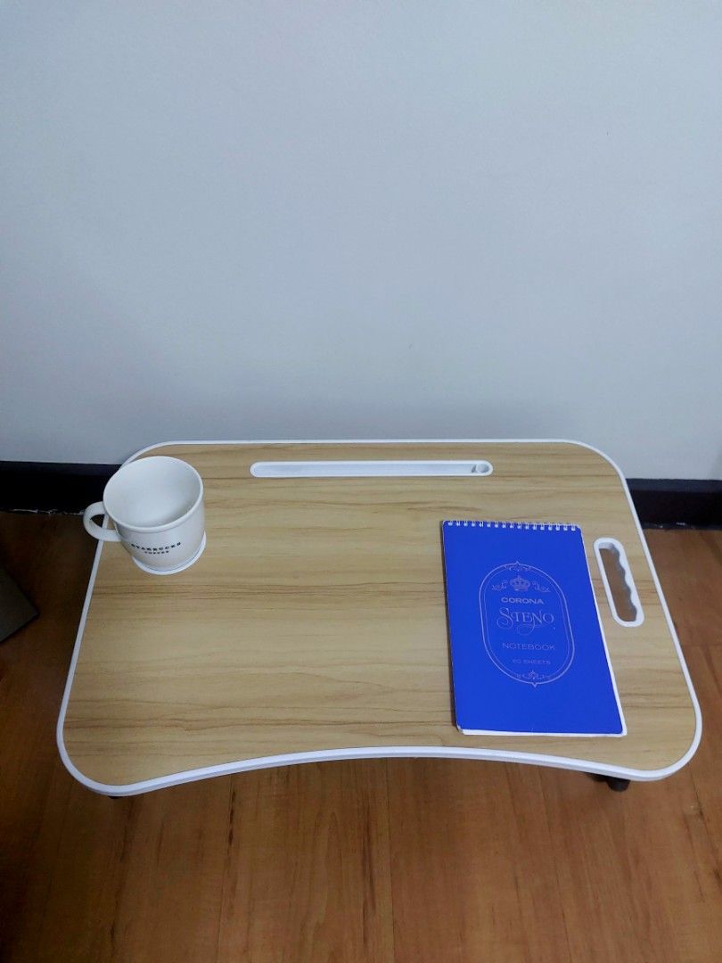 Foldable table or mini desk study table, Furniture & Home Living ...