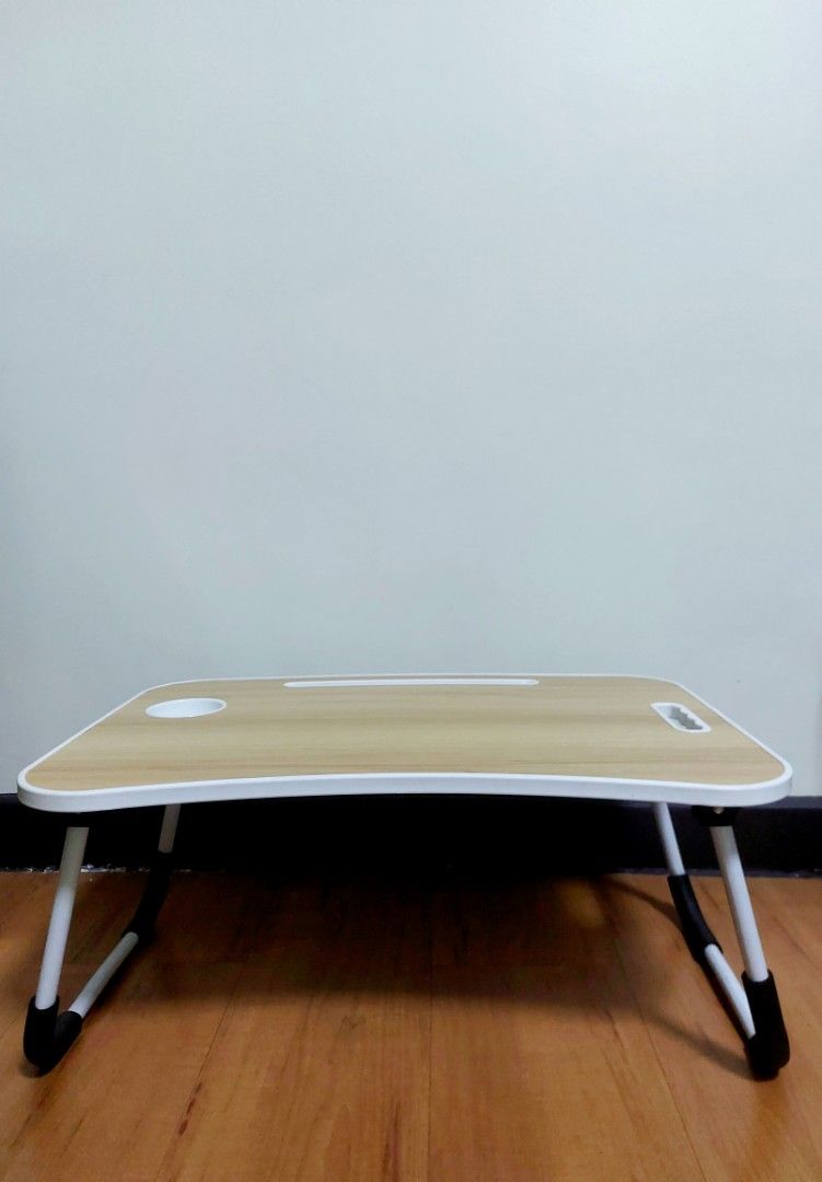 Foldable table or mini desk study table, Furniture & Home Living ...