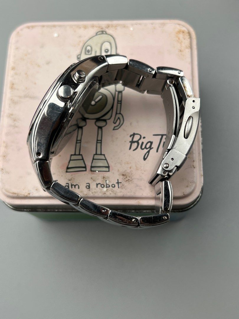 Fossil big best sale tic robot watch