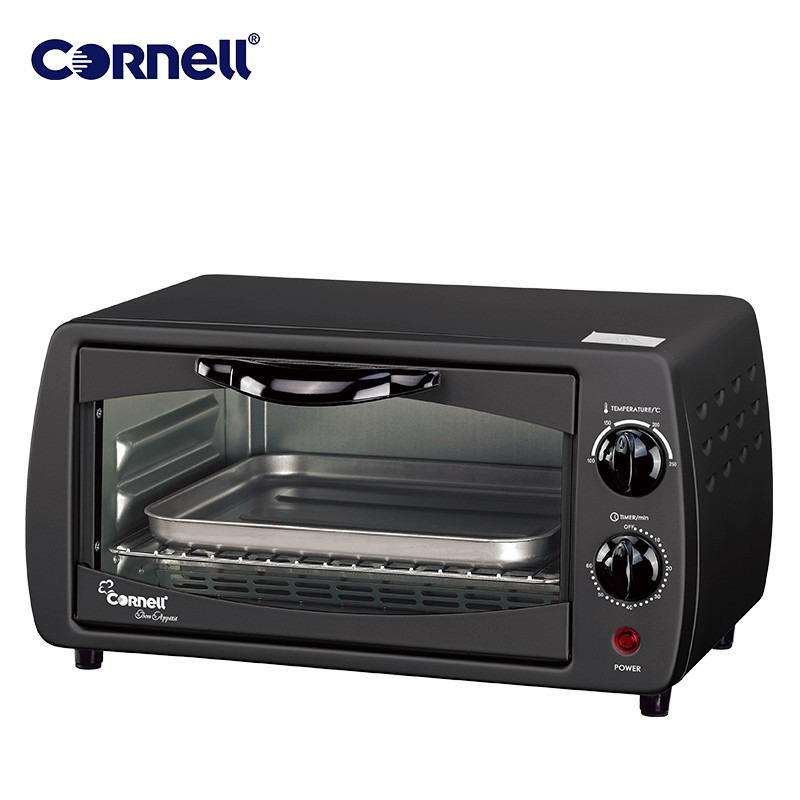 [FREE DELIVERY] Cornell 9L Black Oven Toaster, 800W (1 Year Warranty