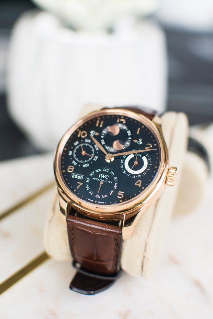 FSOT IWC Perpetual Calendar Rose Gold Luxury Watches on Carousell