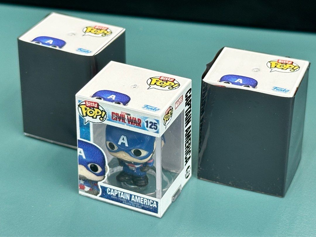 Funko Bitty Pops Marvel Infinity Saga with Chase 1/6 Captain