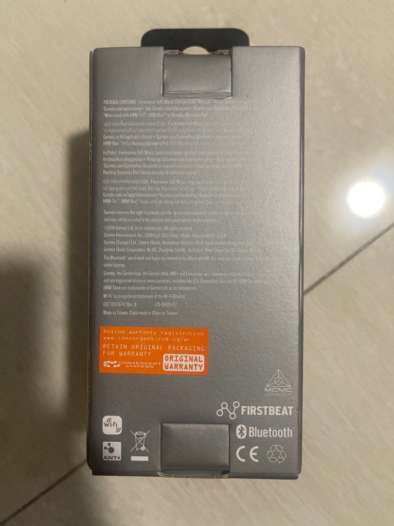 Garmin forerunner online 645 bluetooth