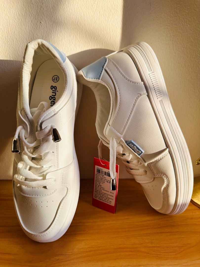 Ginger white shoes clearance