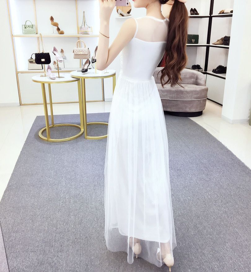 Club factory cheap white gown
