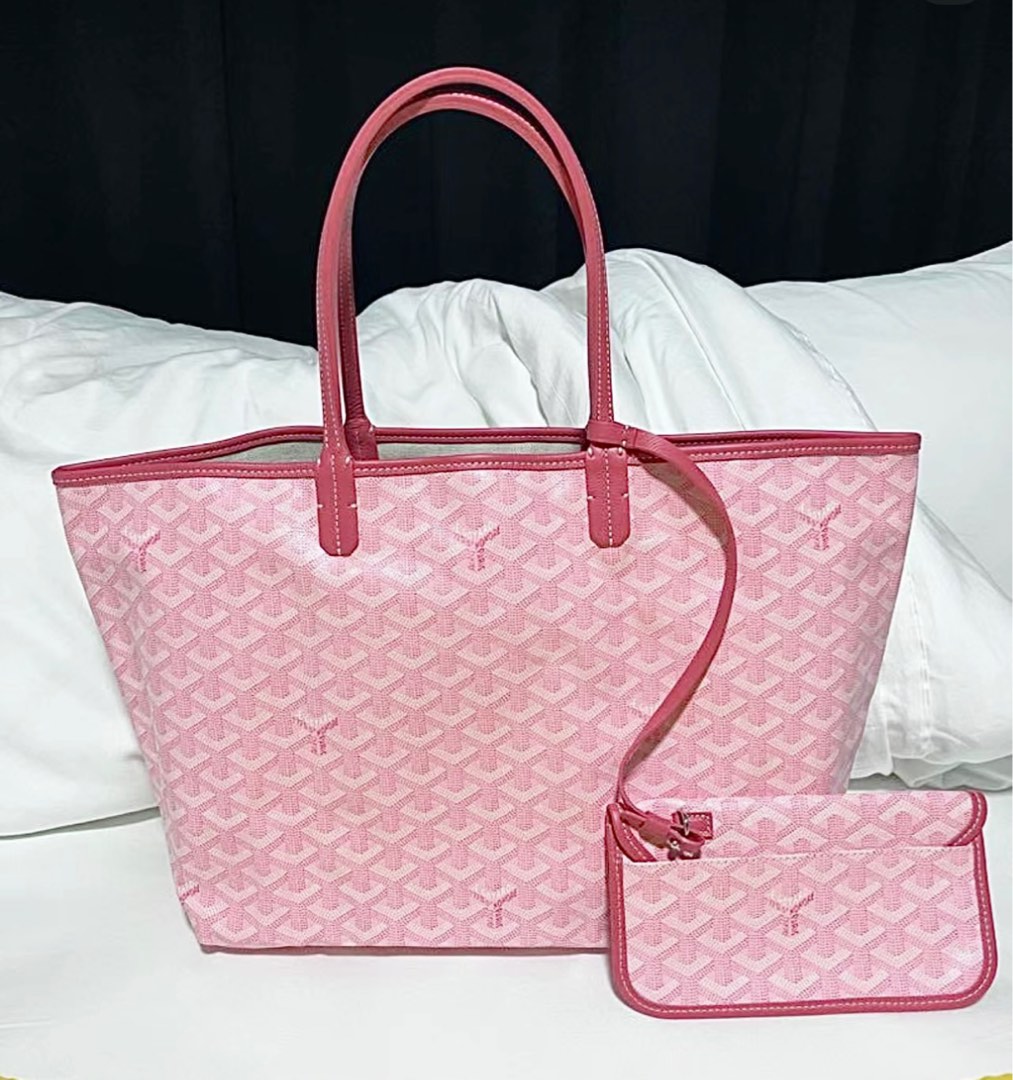 Goyard St Louis Tote PM in pink Luxury Bags Wallets on Carousell