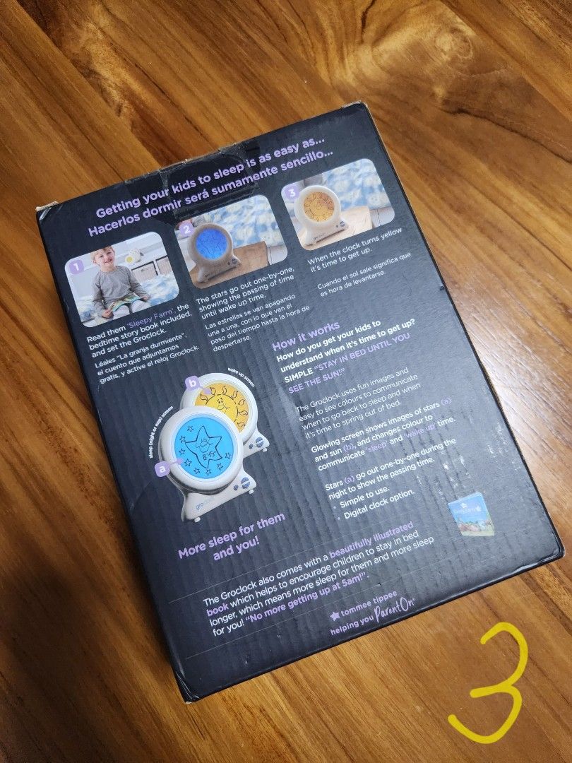 Gro Clock Sleep Trainer, Babies & Kids, Baby Monitors on Carousell