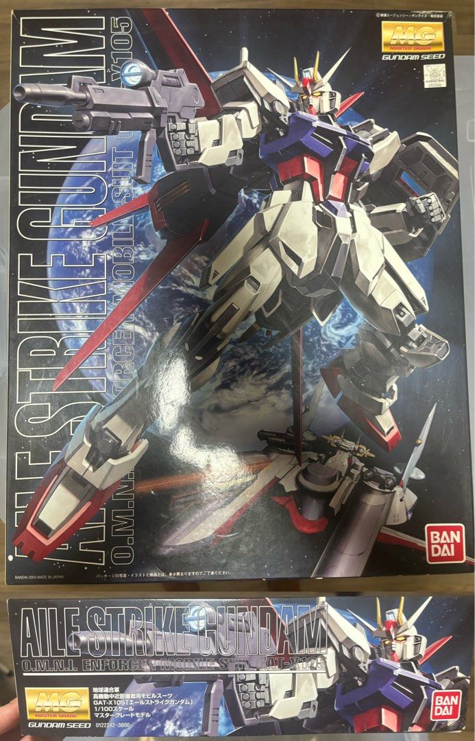 Gundam Model Kits (Category: Gundam Model Kits) located in Singapore. Submitted by home_trove (Listing ID 1270773045, Image 1). Description: · Bandai MG GAT-X105 Aile Strike Gundam Seed O.M.N.I. Enforcer Mobile Suit (Release date Oct 2003) $150 · Bandai MG MBF-02 Strike Rouge Orb Mobile Suit (Release date Sep 2004) $80 · Bandai MG MS-18E Kampfer Principality Of Zeon Assault Use Mobile Suit (Release date Jan 2001) $70 · Bandai MG MS-06F/J Zaku II 
