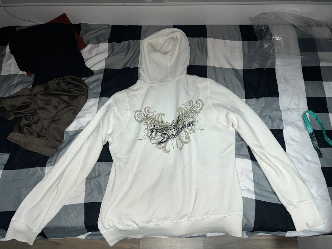 Harley Davidson Y2K hoodie Women s Fashion Tops Other Tops on