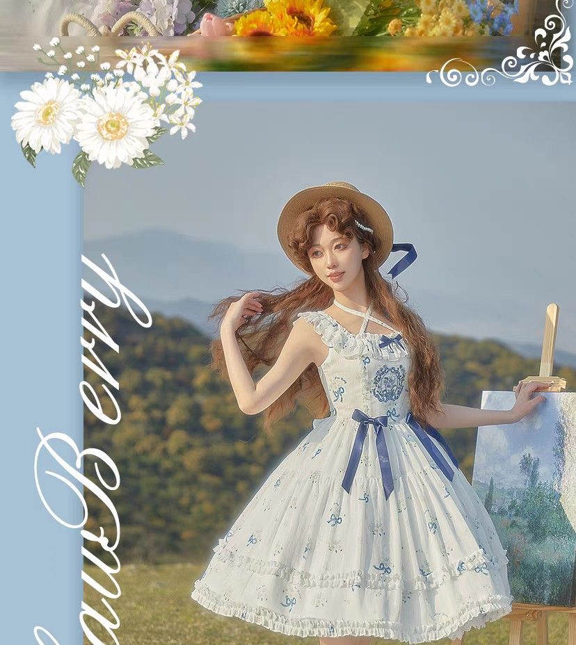 Floral lolita dress cheap