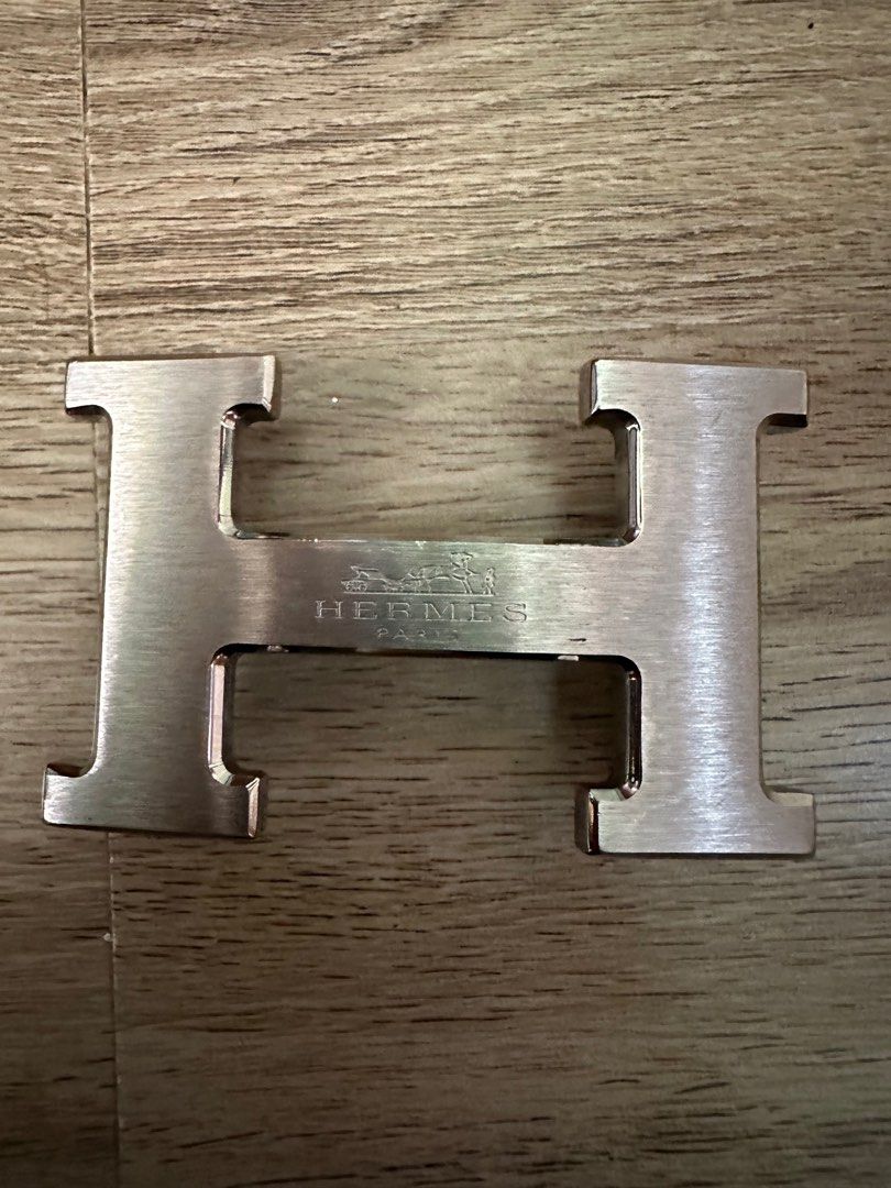 Hermes 18k belt top