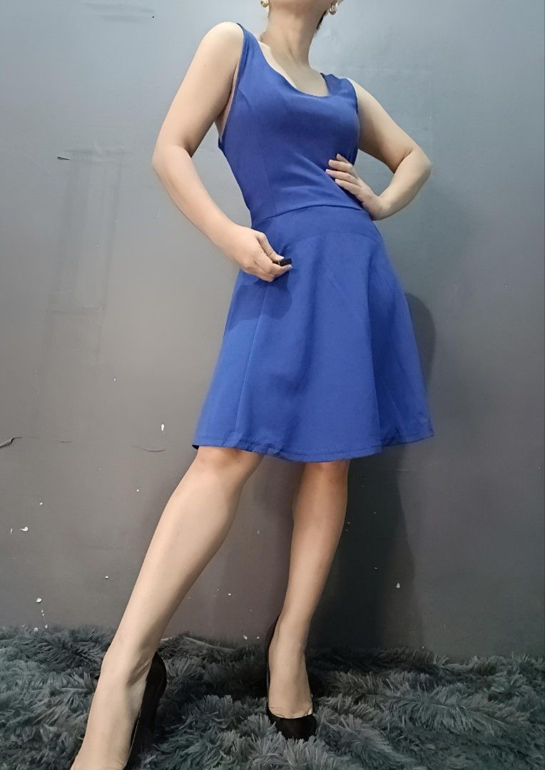 h&m blue dress mini H&M Oversized Denim Shirtdress Dark Blue Size Extra Small Mini Dress N –  Celebrity Owned main image 0
