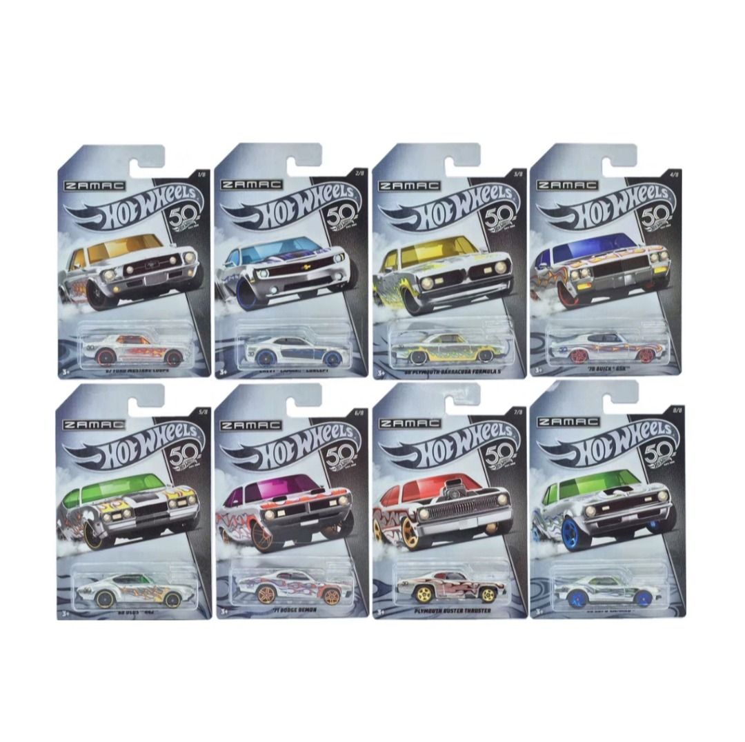 Hot wheels 50th anniversary zamac clearance set