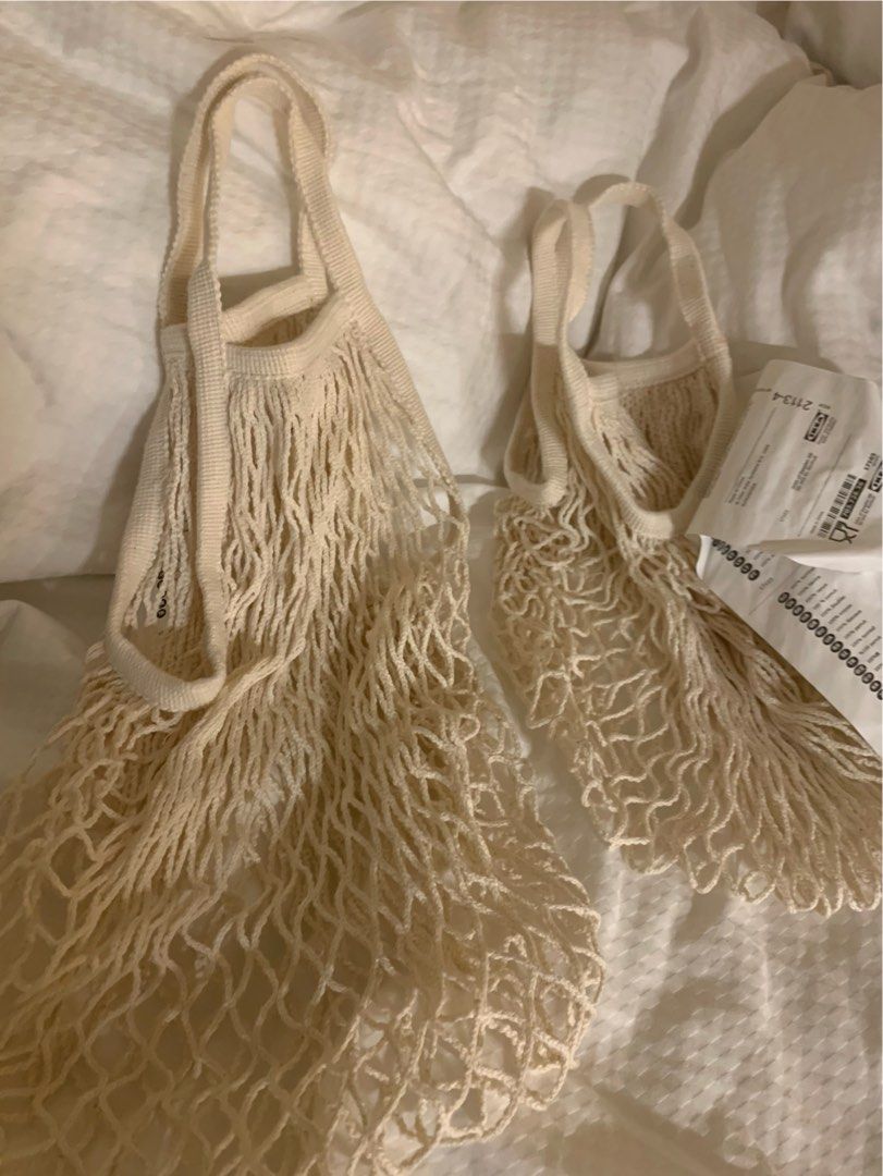 IKEA net bag for plants etc wall room deco