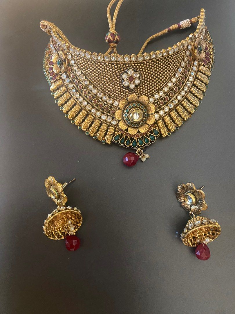 Indian jewellery Women s Fashion Jewelry Organisers Necklaces