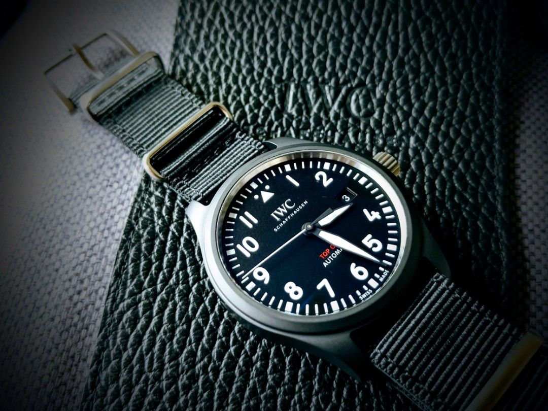 Iwc pilot's watch automatic top gun deals