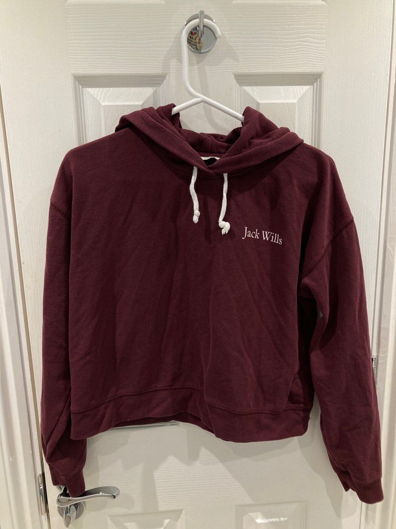 Jack wills maroon discount hoodie