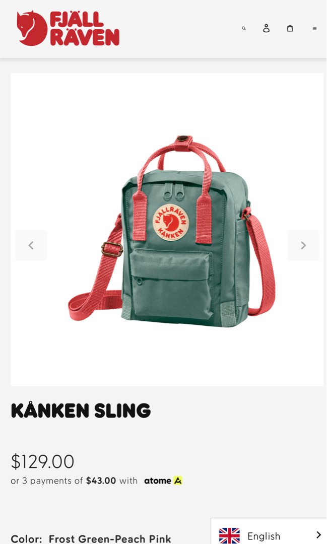 fjllrven kanken frost green peach pink 16l Fjallraven Backpack  Outsiders Store UK making it easy to carry Embroidered Kanken Pink Peach Fjllrven