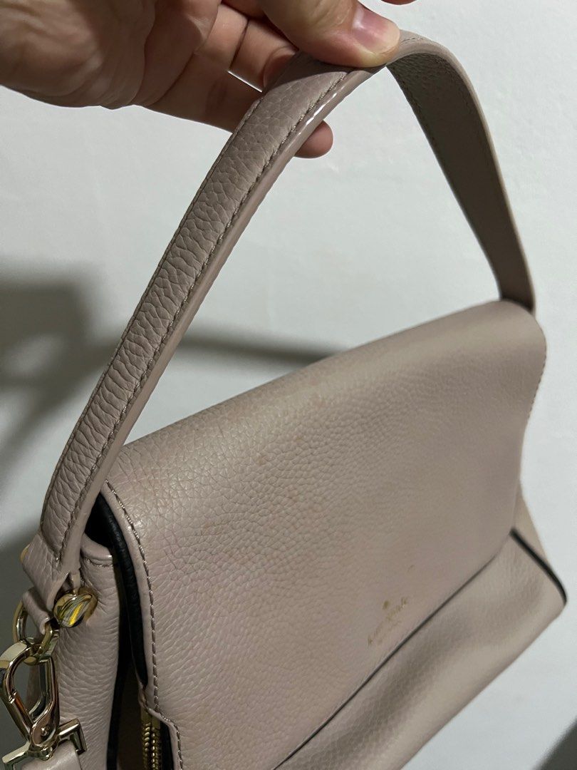 Kate Spade Leather Satchel Chester Street Miri Pebbled Leather