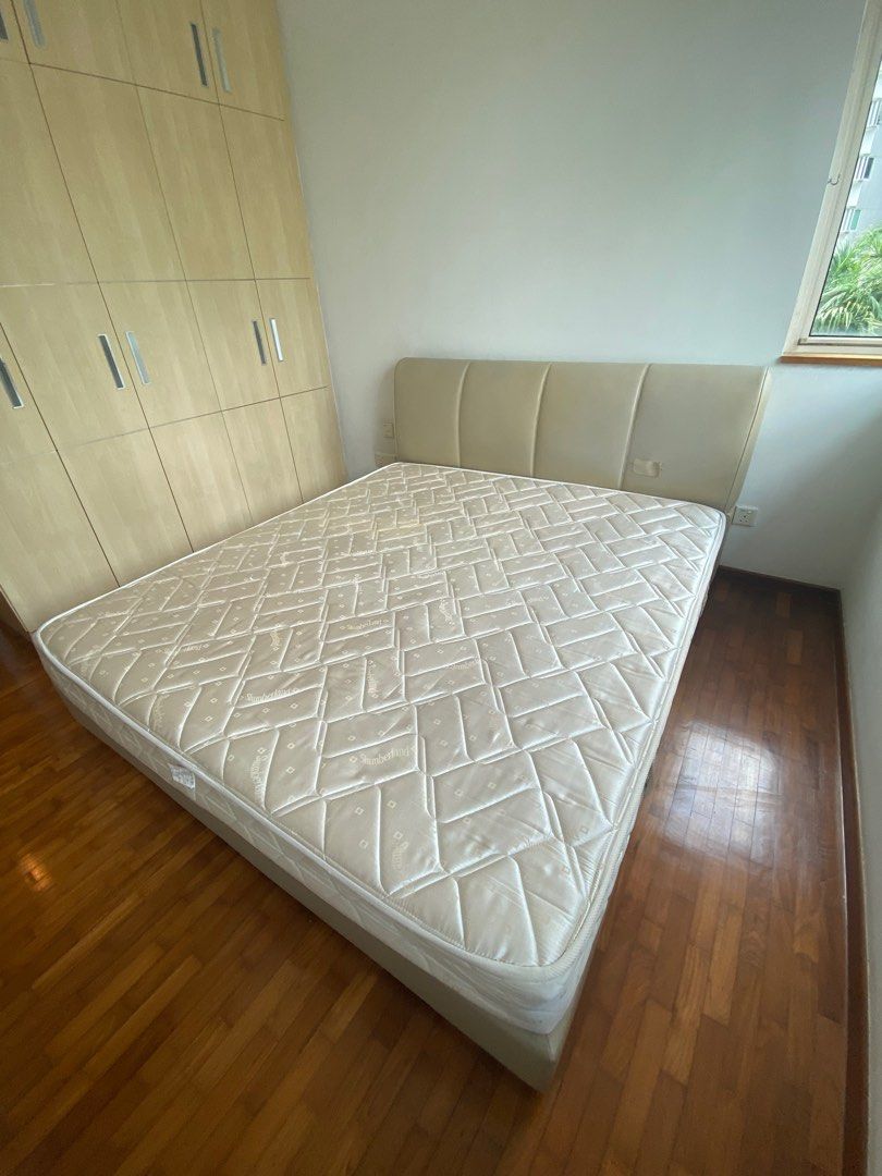 Slumberland queen bed frame hot sale