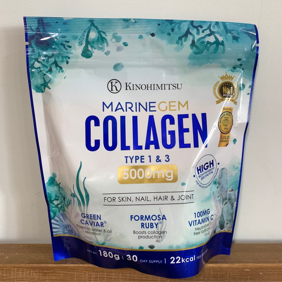 Kinohimitsu marine gem collagen (180g) 30 day supply, Health ...