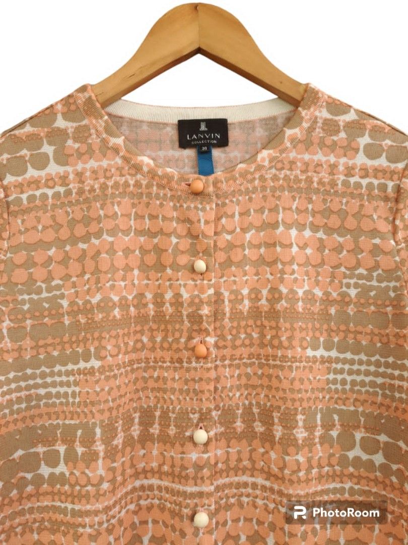 Peach store color cardigan