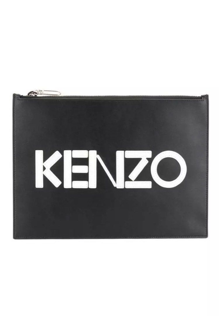 Kenzo clutch on sale leather