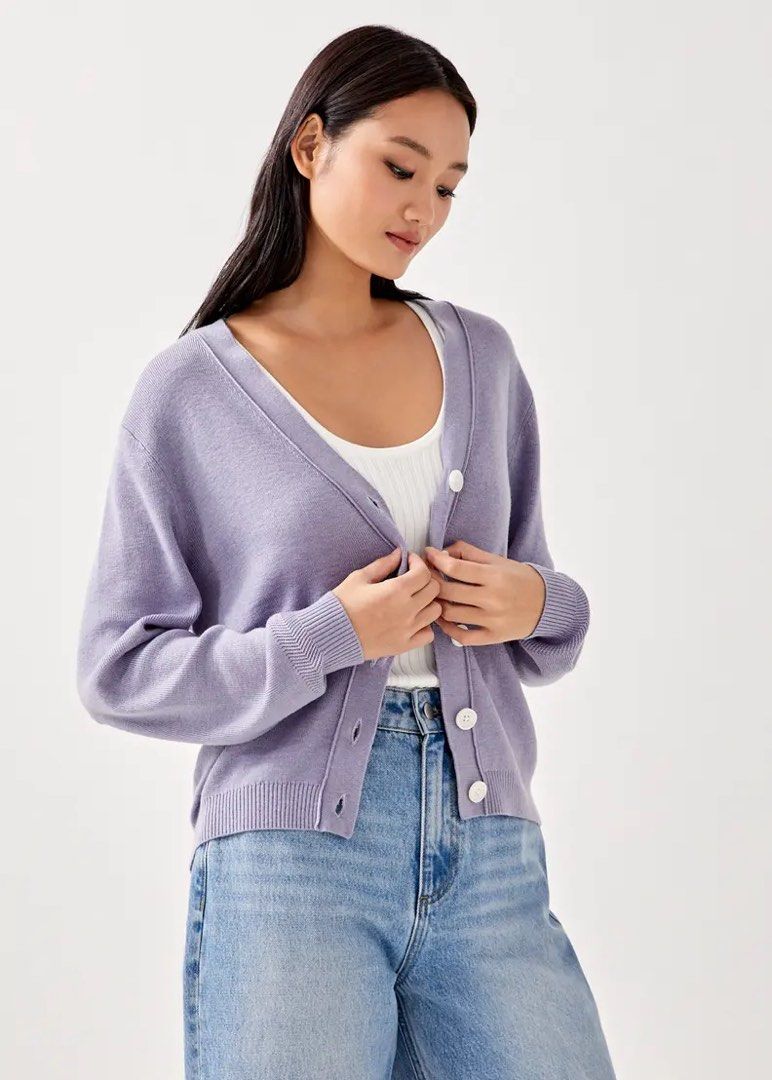 Classic button down sale cardigan