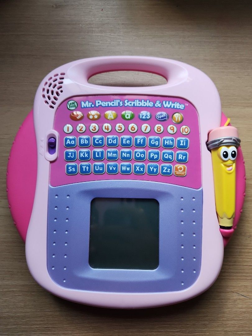 LeapFrog Mr Pencil Scribble and Write Pink, Hobbies & Toys, Toys