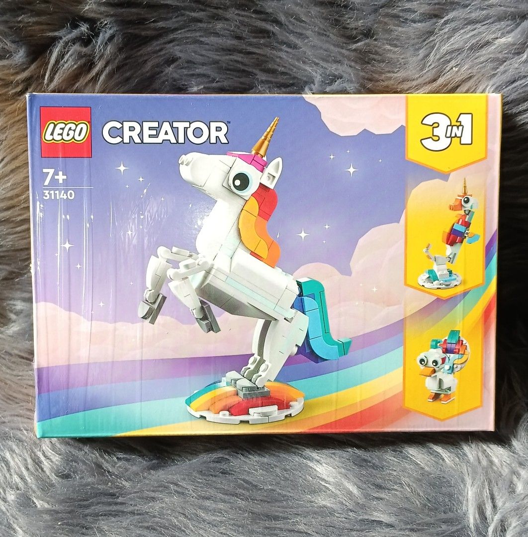 Buy LEGO Creator 3 in 1 Magical Unicorn Toy Animal Playset 31140