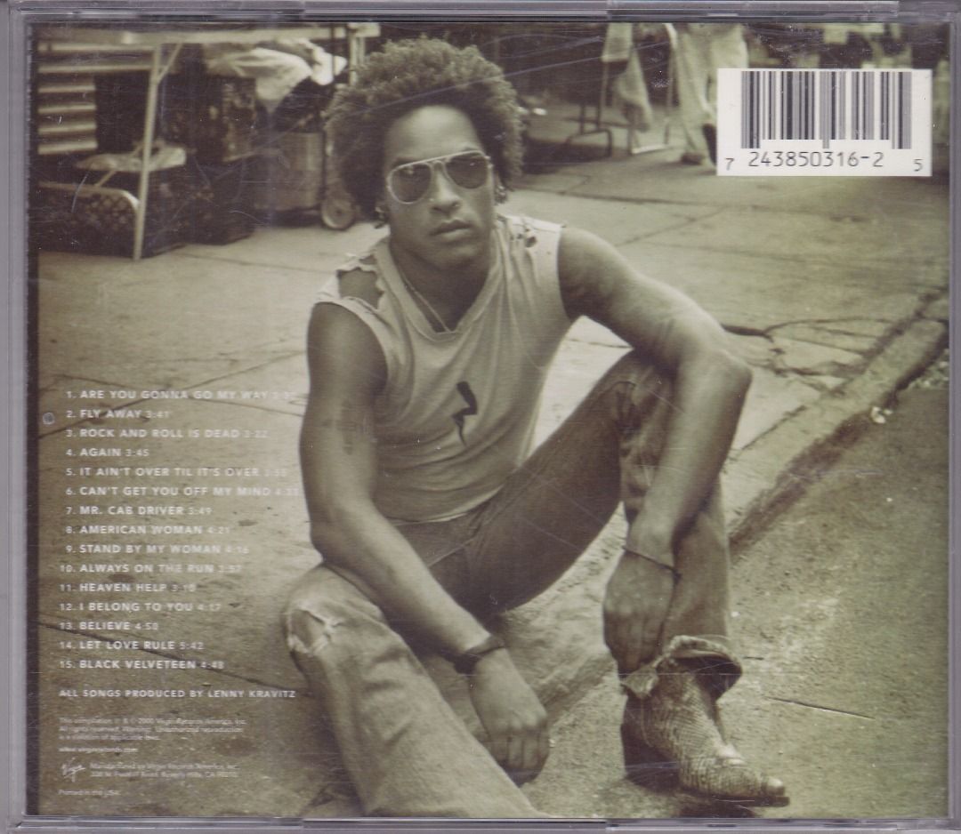LENNY KRAVITZ ~ GREATEST HITS (Category: CDs & DVDs) located in Bulacan. Submitted by davon.hopes (Listing ID 1270823361, Image 2). Description: LENNY KRAVITZ GREATEST HITS LIKE NEW ( AUDIO CD ) SEALED | IN VERY GOOD CONDITION Payment Options: G Cash, BPI / BDO Fund Transfer Shipping Fee: ( Will Be Shouldered by the Buyer ) Delivery Options: Grab, J&T Express, LBC, Lala Move, Transportify.