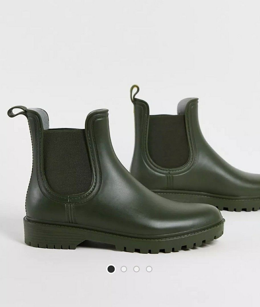 London Chelsea Olive Rain Boots Women s Fashion Footwear Boots
