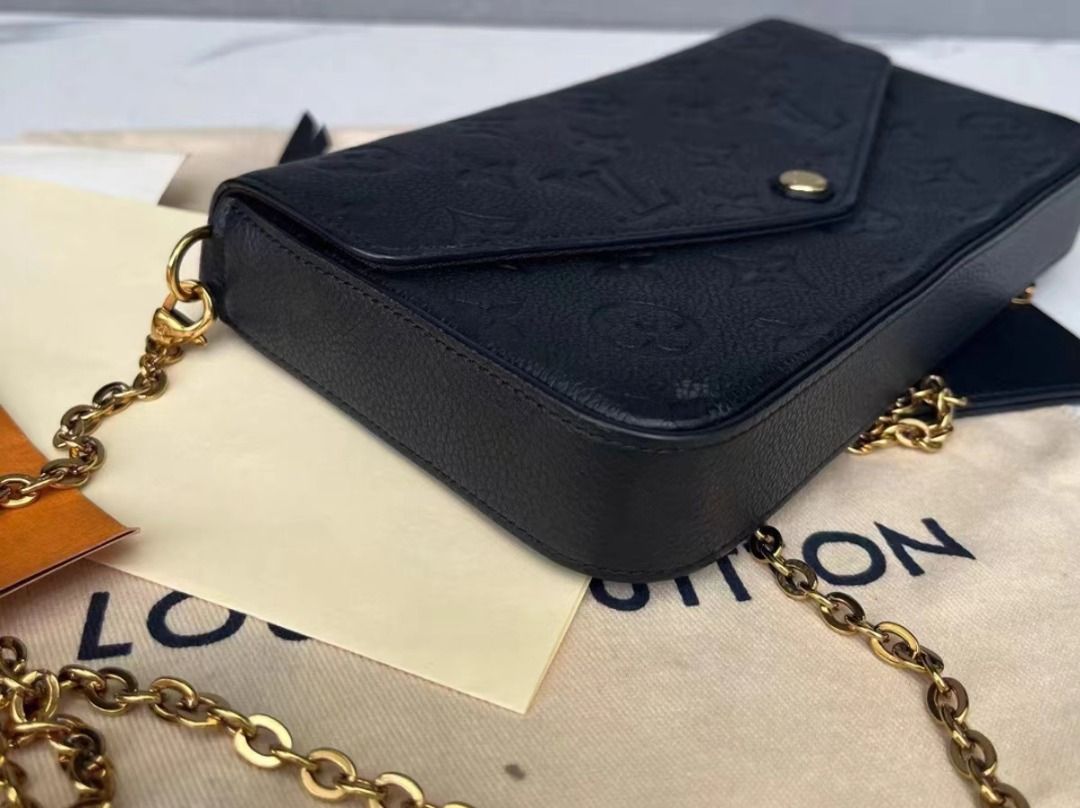 Pochette felicie hotsell empreinte noir