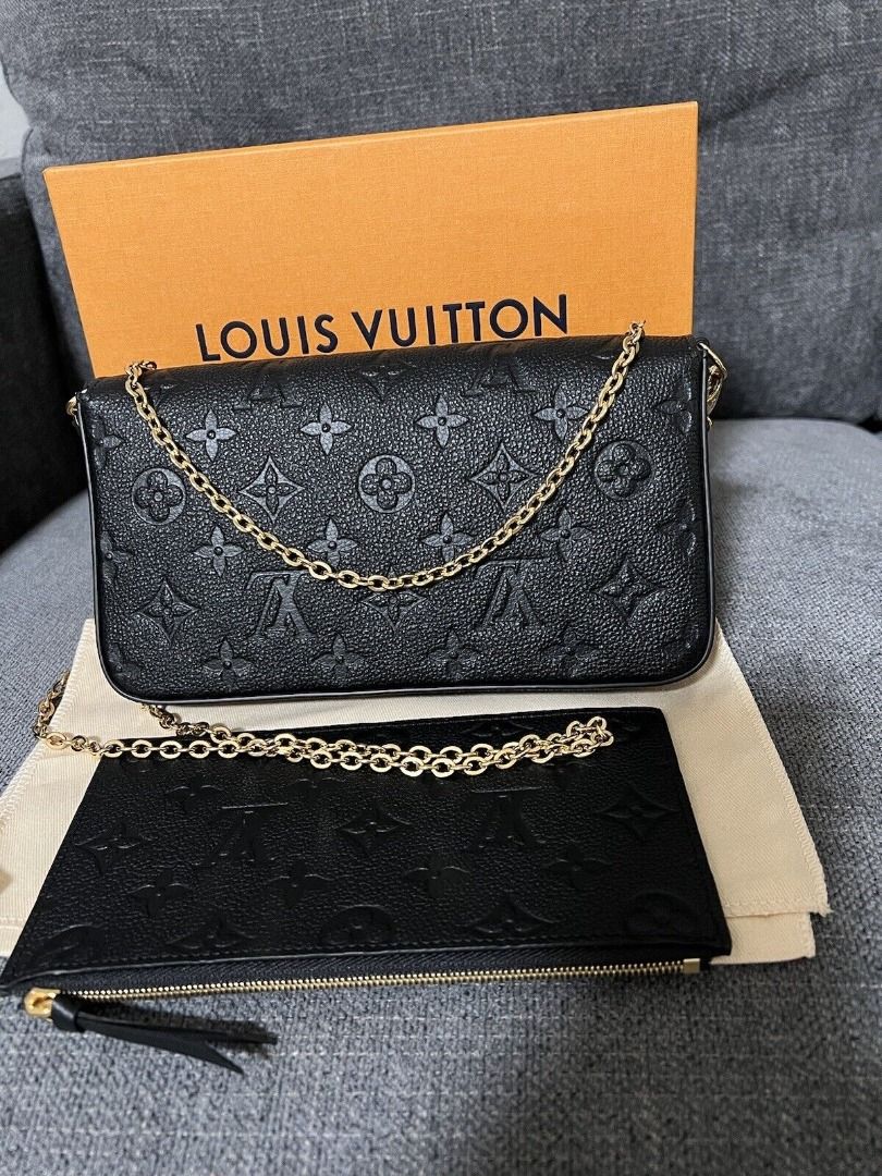 Louis vuitton pochette felicie discount noir