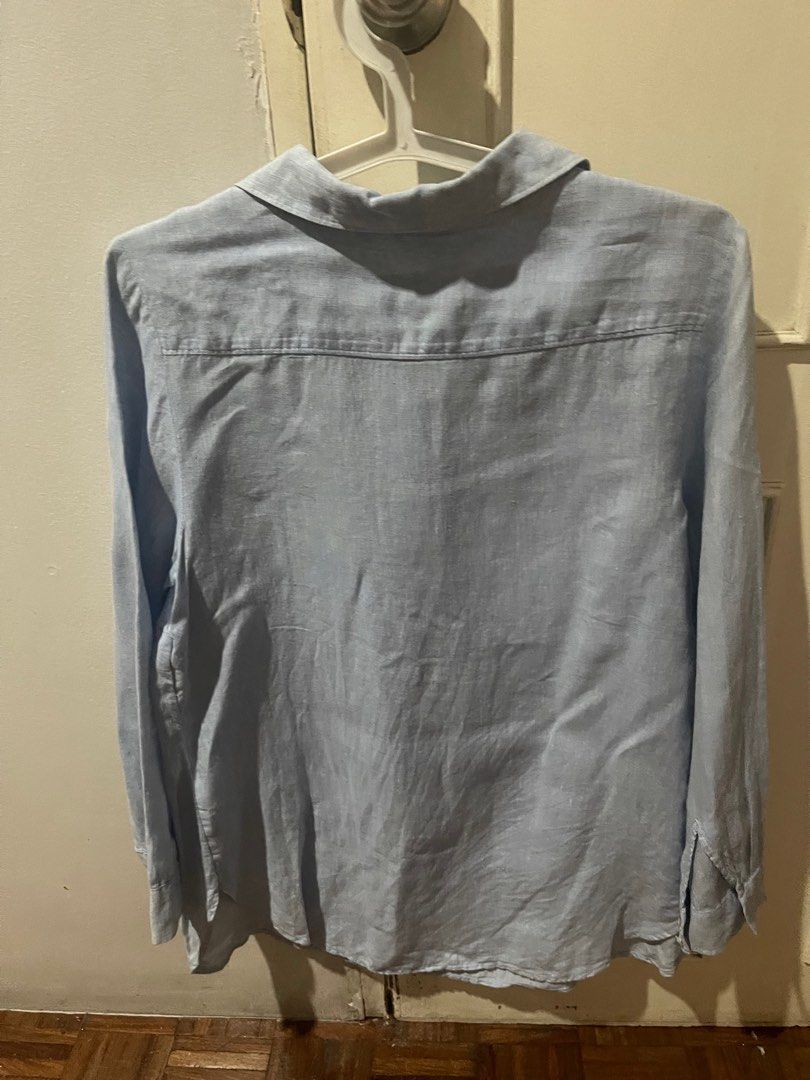 Mama by H & M (Category: Blouses) located in Quezon City. Submitted by itgsta (Listing ID 1270690820, Image 2). Description: No flaws Approx measurement Shoulder 16”, armpit to armpit 20”, Length 30”.
