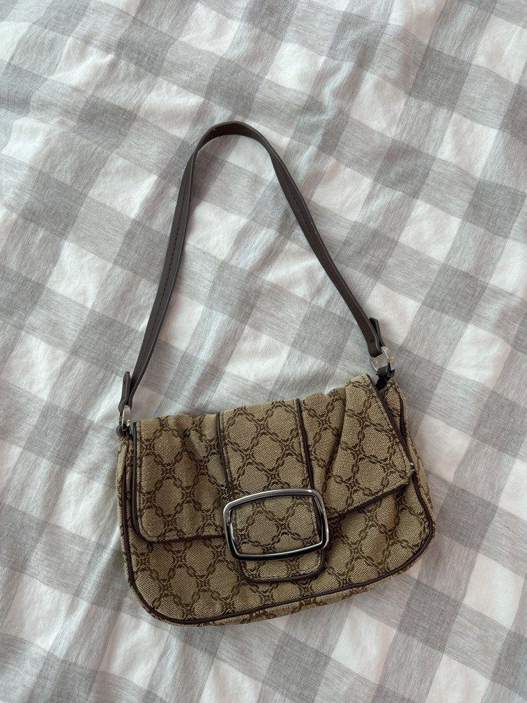 Jacquard baguette deals bag mango