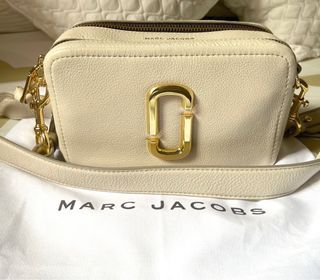 Marc Jacobs Softshot Cloud White Crossbody Bag