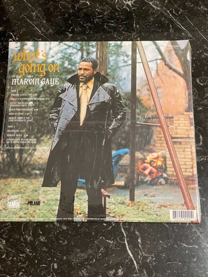 Marvin Gaye – In Our Lifetime  Reissue - Vinyl Records Singapore
