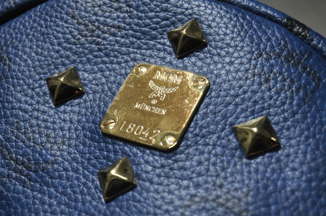 MCM Retro M Studs Stark Backpack Luxury Bags Wallets on
