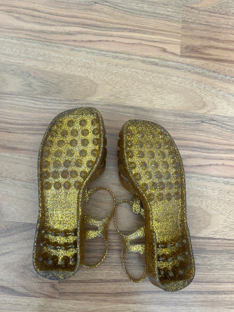 Melissa gold sandals outlet