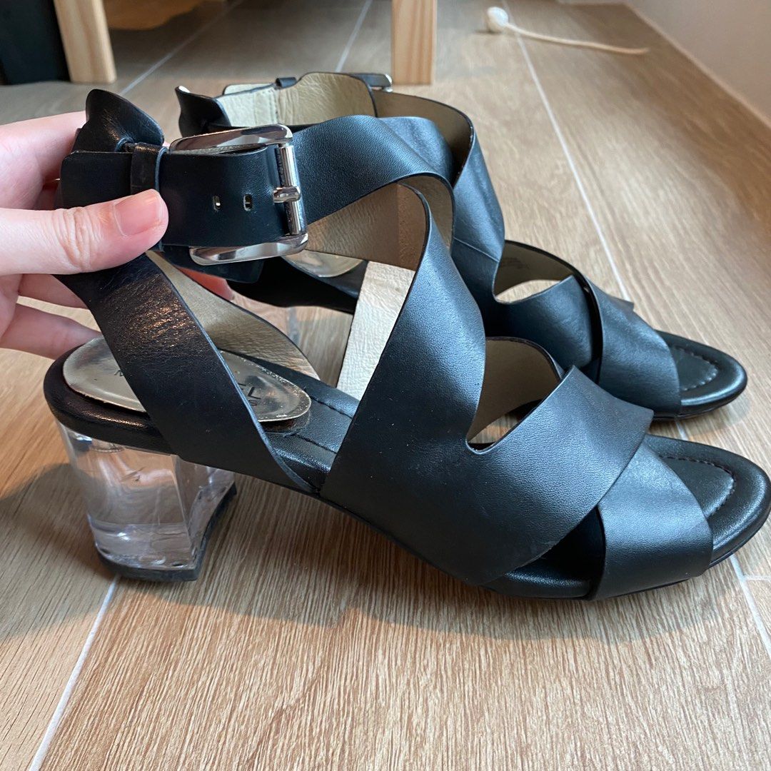 Michael kors hot sale clear heels