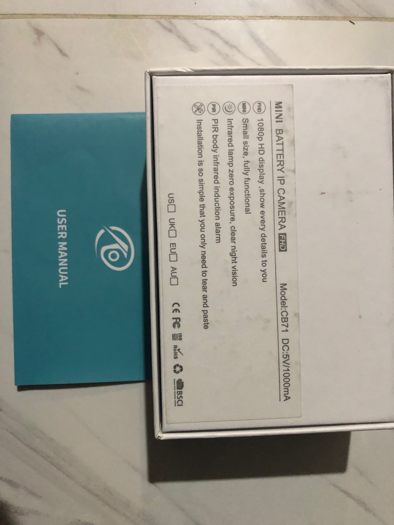 OKAM Mini Battery IP Camera FHD, Photography, Video Cameras on Carousell