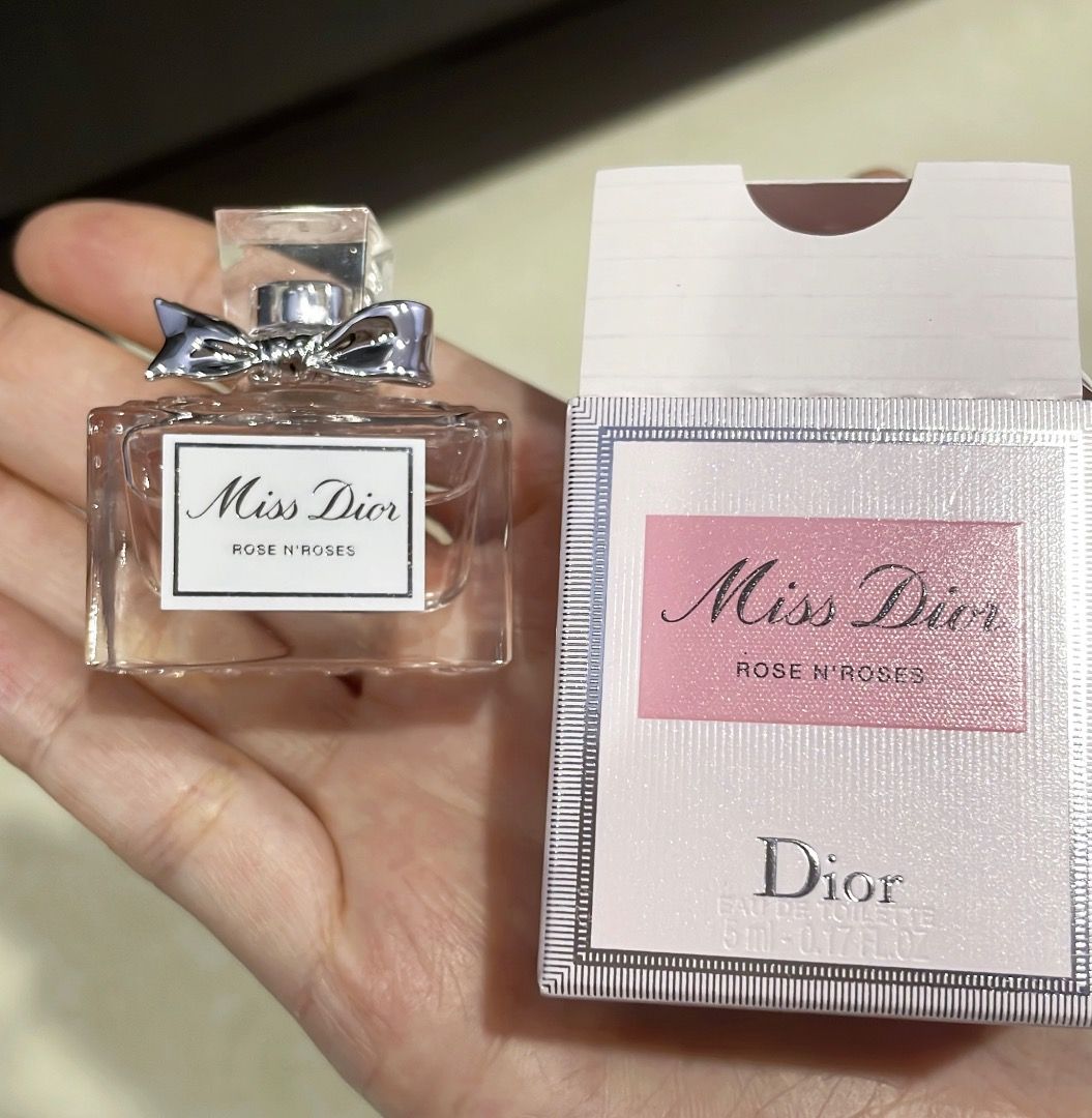 Miss dior rose n roses edp 5ml, Beauty & Personal Care, Fragrance